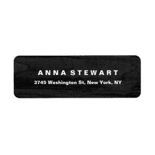 Gras Texte Élégant Gris Bois Professionnel Moderne