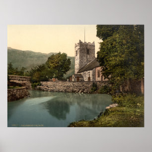 Grasmere Church, Lake District, Cumbria, England Poster