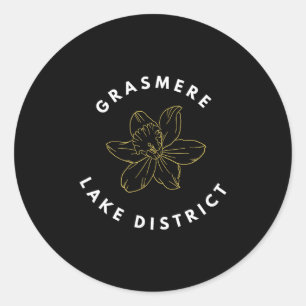 Grasmere Lake District _2 Classic Round Sticker