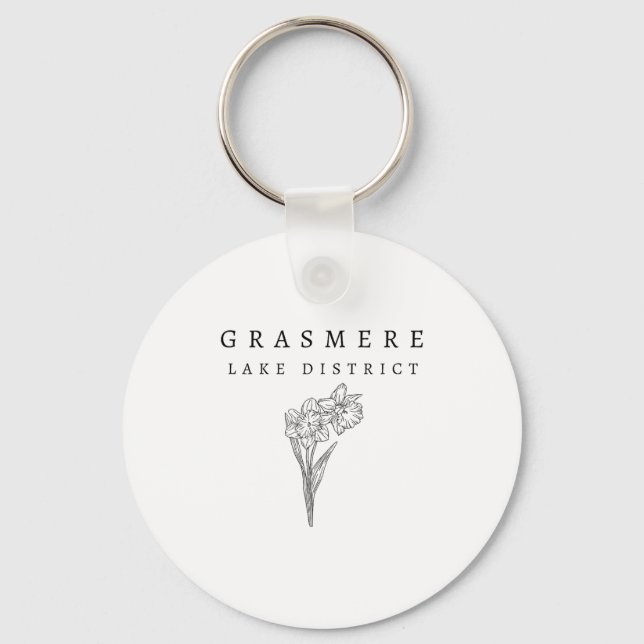 Grasmere Lake District  Keychain (Front)