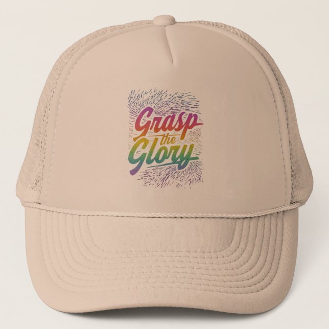 Grasp the glory 4 trucker hat (Front)