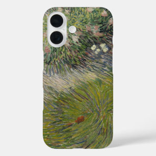 Grass and Butterflies by Vincent van Gogh iPhone 16 Case