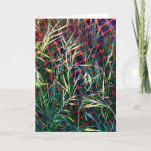 Grass and Plastic Card