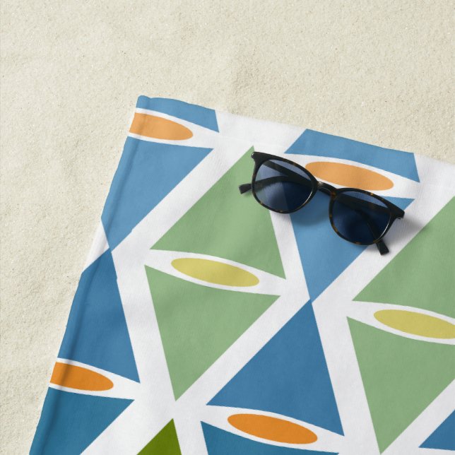Grass and Sky  Beach Towel (In Situ)