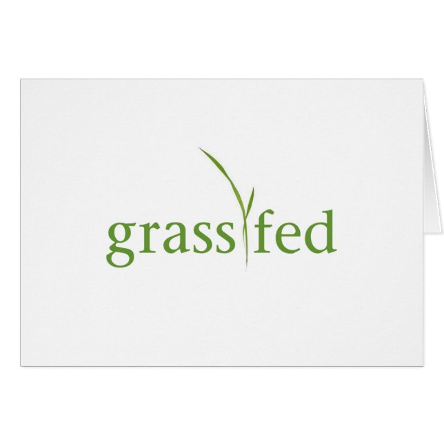 Grass Fed Card (Front Horizontal)
