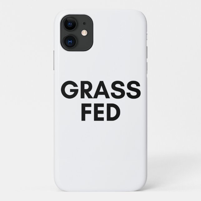 grass fed Case-Mate iPhone case (Back)