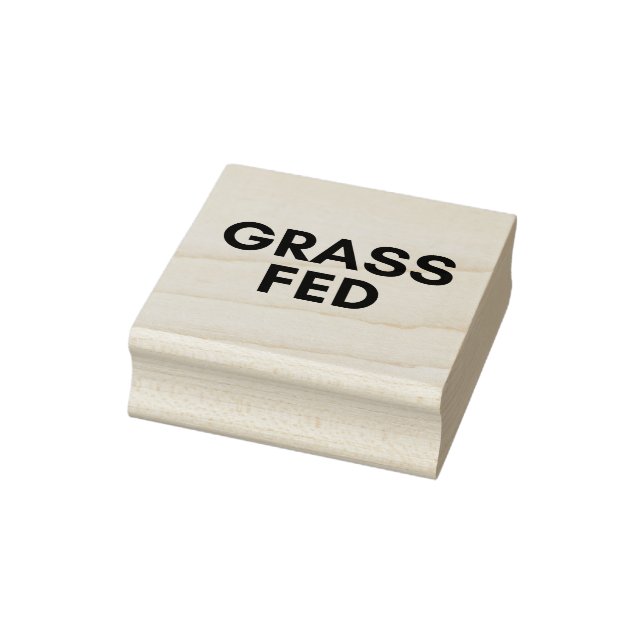 grass fed rubber stamp (Stamp)