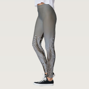 Grass Glow Droplets Leggings