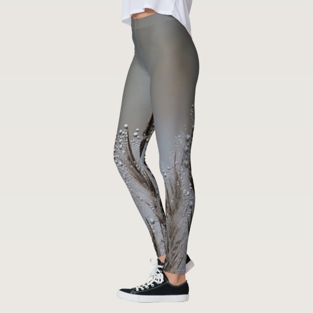 Grass Glow Droplets Leggings (Left)