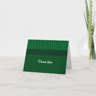 Grass Green Thank You Card