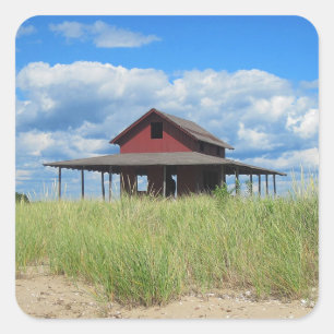 Grass Island Beach Sticker