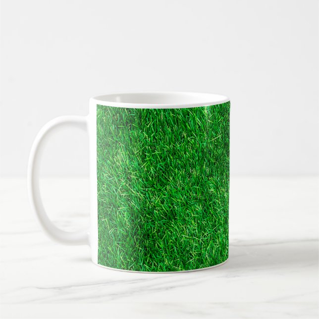 Grass lawn garden park ground coffee mug (Left)