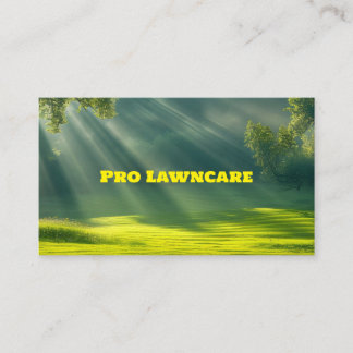 Grass, LawnCare, Custom Business Card