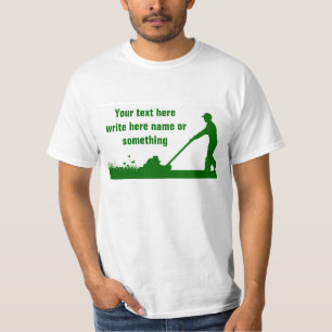 grass mower lawn care t-shirts