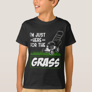 Grass Mowing Lawn Care Funny Lawn Mower T-Shirt
