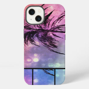 Grass Sparkle Purple, Pink N Blue iPad Case