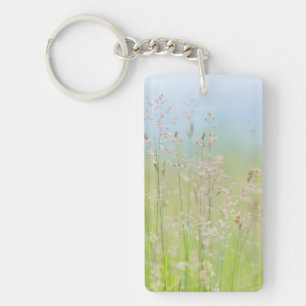 Grasses in motion keychain