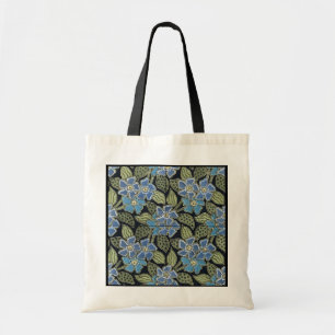 Grasset’s Art Nouveau Blue Flowers Tote Bag