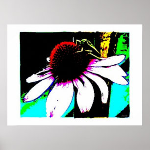 Grasshopper Abstract Poster