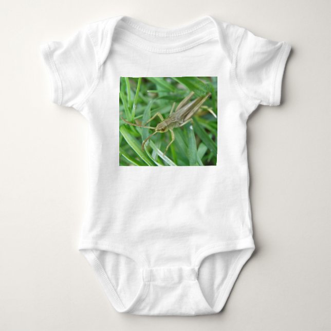 Grasshopper Baby Bodysuit (Front)
