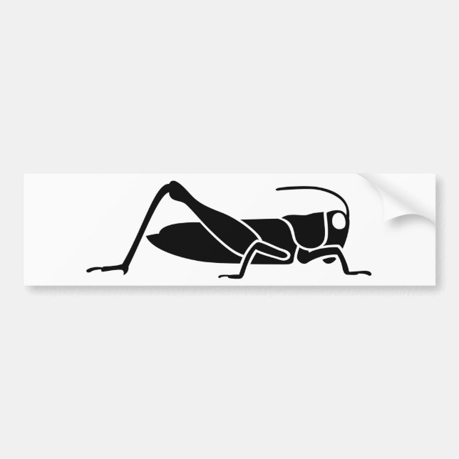 Grasshopper Bumper Sticker (Front)