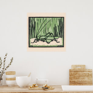 Grasshopper by Julie de Graag  Poster
