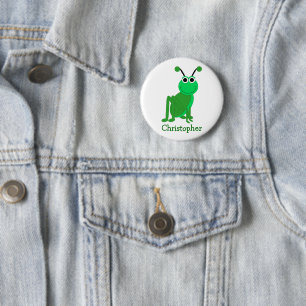 Grasshopper Design 2 Inch Round Button