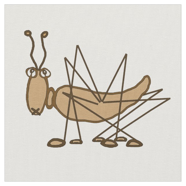 Grasshopper Fabric (Close Up)