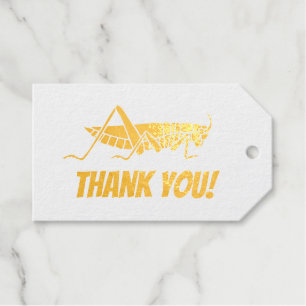 Grasshopper Thank you Gift Tags