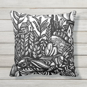 Grasshopper Throw Pillow Raoul Dufy