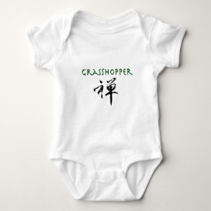 Grasshopper with "Zen" symbol Baby Bodysuit