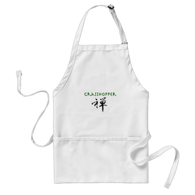Grasshopper with "Zen" symbol Standard Apron (Front)