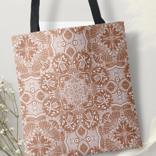Grasshoppers Mandala Tote Bag