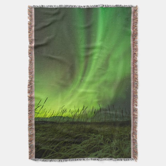 Grasslands Aurora Throw Blanket (Front Vertical)