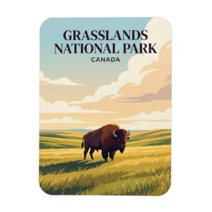 Grasslands National Park Canada Magnet