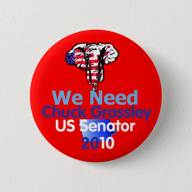 GRASSLEY 2010 Button (Front)