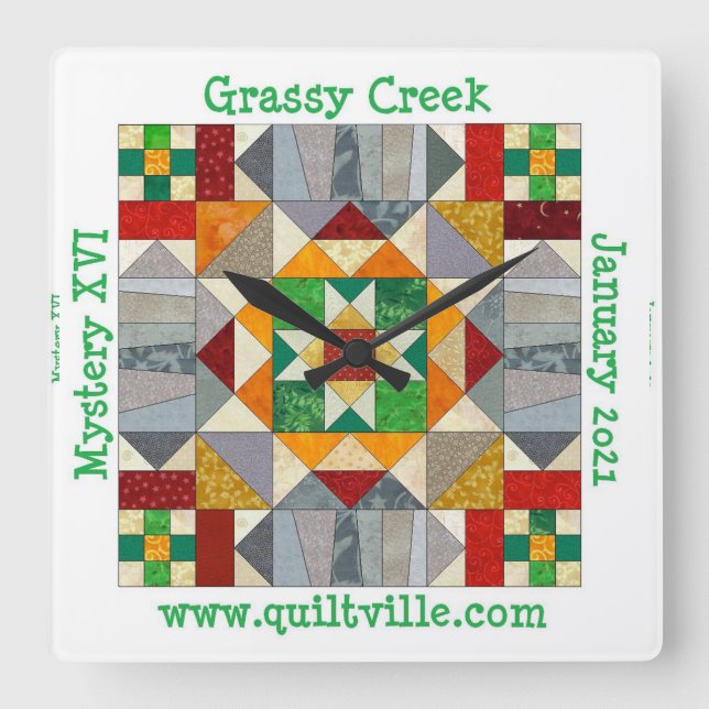 Grassy Creek clock (Front)