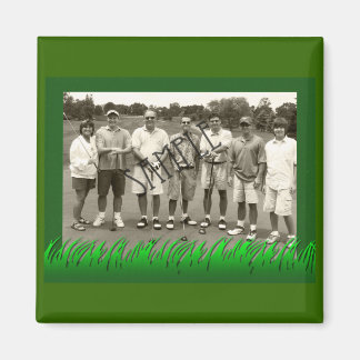 Grassy Golf Frame Magnet