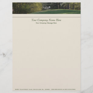Grassy Landscape Letterhead
