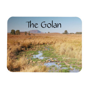 Grassy Plateau and Stream, Golan Heights Magnet