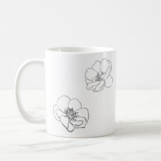 Grateful and Beautiful Rose Mug