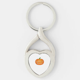 Grateful and Blessed - Pumpkin Fall Thanksgiving Keychain