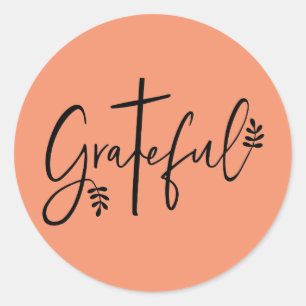 Grateful Classic Round Sticker