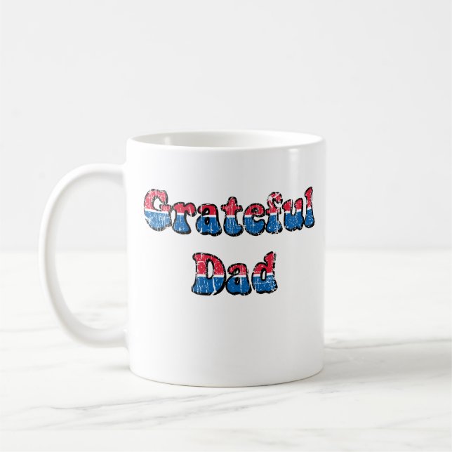 Grateful Dad Coffee Mug (Left)