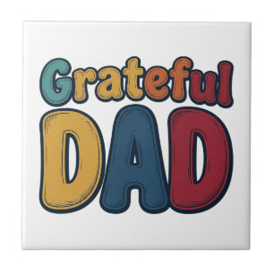 Grateful Dad Retro Bubble Letter Shirt Design_1 Tile