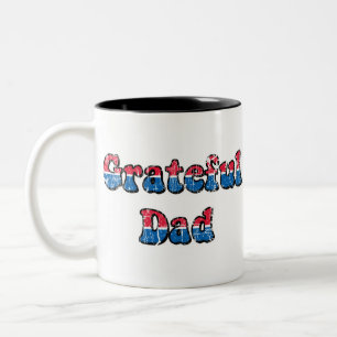 Grateful Dad Two-Tone Coffee Mug