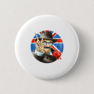 Grateful Dead Europe 72 1 2 Inch Round Button