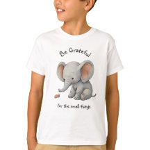 Grateful Elephant Graphic T-Shirt