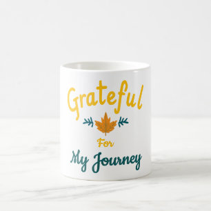 Grateful for My Journey Customizable Coffee Mug