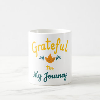 Grateful for My Journey Customizable Coffee Mug